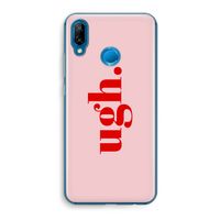 Ugh: Huawei P20 Lite Transparant Hoesje