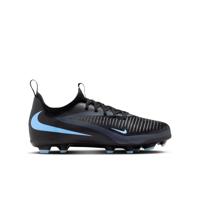Nike Phantom 6 Low Academy Gras / Kunstgras Voetbalschoenen (MG) Kids Zwart Lichtblauw