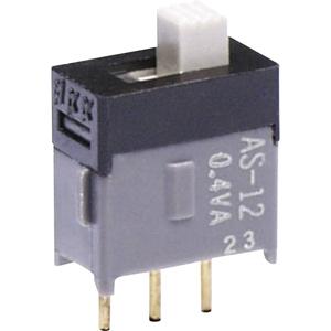 NKK Switches AS22AP AS22AP Schuifschakelaar 28 V DC/AC 0.1 A 2x aan/aan 1 stuk(s)