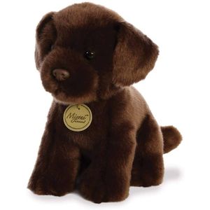 Aurora knuffel labrador junior 28 cm pluche bruin