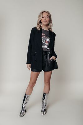 Colourful Rebel Rikki Jas  Zwart Dames - Oversized Fit - Polyester