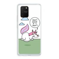 Unicorn: Samsung Galaxy S10 Lite Transparant Hoesje