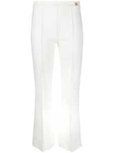 Câllas Milano pantalon évasé Lola à taille haute - Blanc