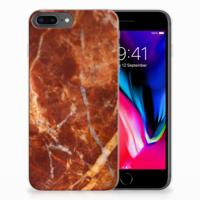 Apple iPhone 7 Plus | 8 Plus | TPU | Siliconen hoesje | Marmer Bruin
