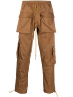 RHUDE pantalon droit à poches cargo - Marron - thumbnail