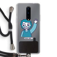 Zwaai: OnePlus 8 Transparant Hoesje met koord