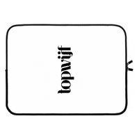 Topwijf Wit: Laptop sleeve 15 inch