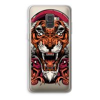 Tiger and Rattlesnakes: Samsung Galaxy A8 (2018) Transparant Hoesje Tiger and Rattlesnakes: Samsung Galaxy A8 (2018) Transparant Hoesje