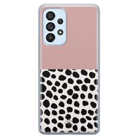 Samsung Galaxy A33 siliconen hoesje - Pink dots