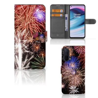 OnePlus Nord CE 5G | Wallet Case | met Pasjes | Vuurwerk
