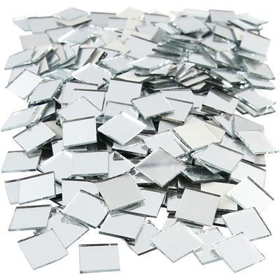 Creativ Company Spiegel mozaiek tegels, afm 16x16 mm, dikte 1 mm, 500 stuk/ 1 doos