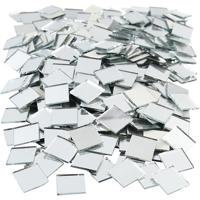 Creativ Company Spiegel mozaiek tegels, afm 16x16 mm, dikte 1 mm, 500 stuk/ 1 doos