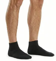 FALKE 2-paar Happy heren sneaker/quarter sokken - Katoenen enkelsokken mannen