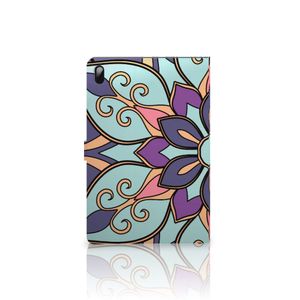 Samsung Galaxy Tab S7 FE | S7+ | S8+ Tablet Cover Purple Flower