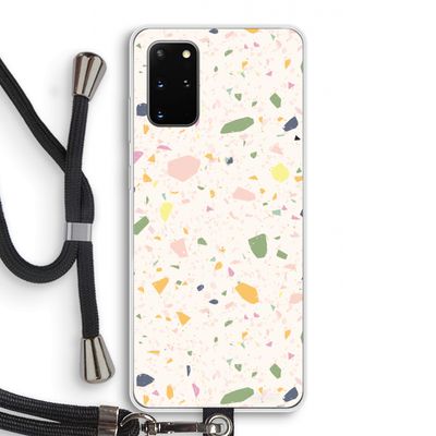 Terrazzo N°21: Samsung Galaxy S20 Plus Transparant Hoesje met koord