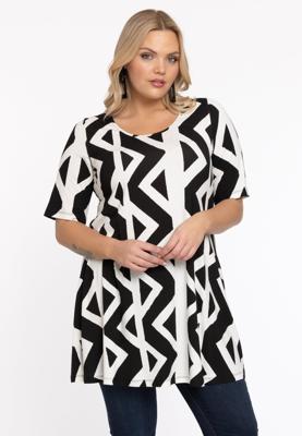 Yoek Tuniek wide bottom | Zwart | Maat 54/56