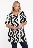 Yoek Tuniek wide bottom | Zwart | Maat 46/48