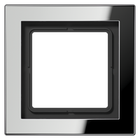 Jung LS Design Afdekraam Glanzend Chroom 1-voudig