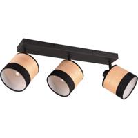 Mat Zwarte LED Plafondlamp 3-Lichts - E14 Fitting - Max 10W