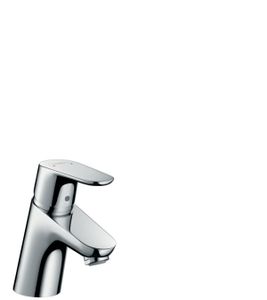 Hansgrohe Focus Wastafelkraan Met Push Open Chroom