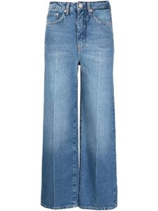 Bimba y Lola pantalon ample en jean - Bleu