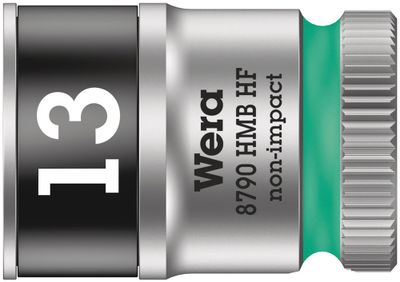 Wera 8790 HMB HF Zyklop Hand- en Machinedop, met 3/8"-aandrijving met vasthoudfunctie, 6.0 x 29.0 mm - 1 stuk(s) - 05003740001
