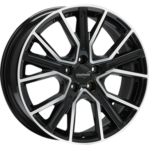 WHEELWORLD WH34 Zwart gepolijst