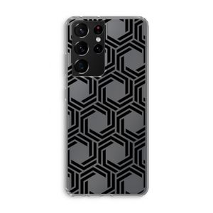 Geometrisch patroon: Samsung Galaxy S21 Ultra Transparant Hoesje