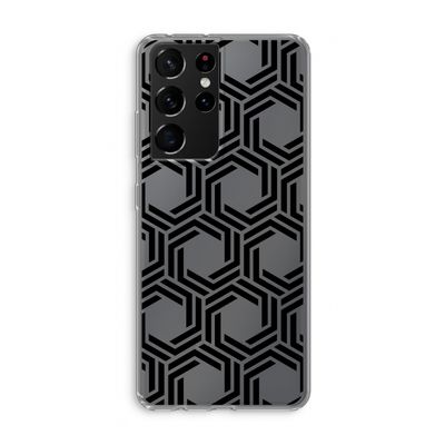 Geometrisch patroon: Samsung Galaxy S21 Ultra Transparant Hoesje