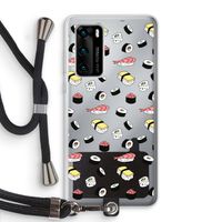 Sushi time: Huawei P40 Transparant Hoesje met koord