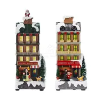 Kersttafereel Speelgoedwinkel met LED en Beweging Assorti 1st