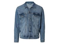 Heren jeansjack (XL (56/58), Donkerblauw) - thumbnail