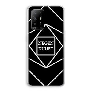 Negenduust geometrisch: Oppo A95 5G Transparant Hoesje