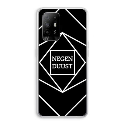 Negenduust geometrisch: Oppo A95 5G Transparant Hoesje