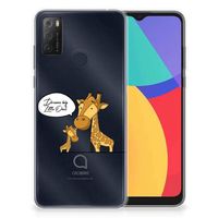 Alcatel 1S (2021) Telefoonhoesje met Naam Giraffe - thumbnail