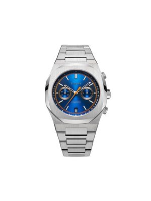D1 Milano montre Royal Blue Chronograph 41.5 mm - Bleu
