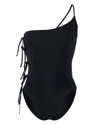 Rick Owens maillot de bain à une épaule - Noir