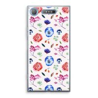 Bloemetjes: Sony Xperia XZ1 Transparant Hoesje