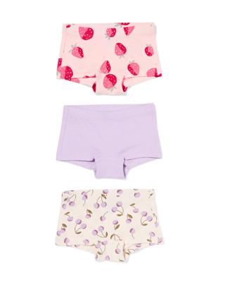 HEMA Kinderboxers kersen - 3 stuks roze (roze)