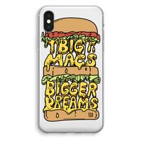 Big Macs Bigger Dreams: iPhone X Transparant Hoesje