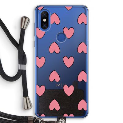 Ondersteboven verliefd: Xiaomi Mi Mix 3 Transparant Hoesje met koord