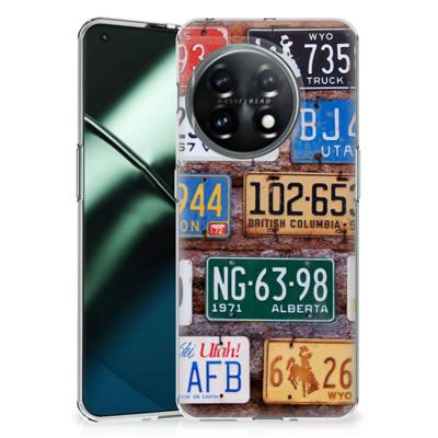 OnePlus 11 | Siliconen hoesje | met foto Kentekenplaten