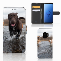 Samsung Galaxy S9 Telefoonhoesje met Pasjes Honden Labrador