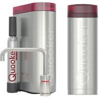 Quooker Nordic Square Kokendwaterkraan Single Tap Set - Kokend Water - Chroom - Inclusief PRO3 Reservoir & CUBE - Direct Gekoeld Bruisend Water