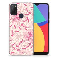 Alcatel 1S (2021) TPU Case Pink Flowers - thumbnail