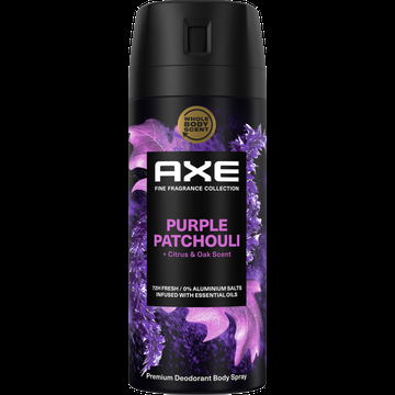 AXE Fine Fragrance Collection Premium Deodorant Bodyspray Purple Patchouli 150 ml bij Jumbo