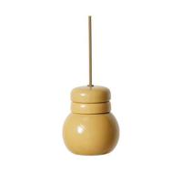 HKliving Ceramic Bulb Hanglamp - Mustard - thumbnail