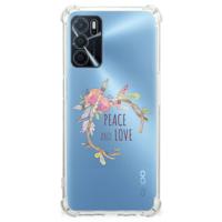 OPPO A16 | A16s | A54s Stevig | Bumper Hoesje | Boho Text