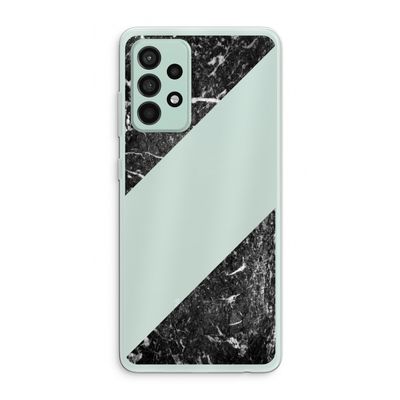 Zwart marmer: Samsung Galaxy A52s 5G Transparant Hoesje