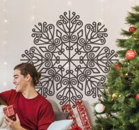 Kerststickers mandala Kerststickers mandala